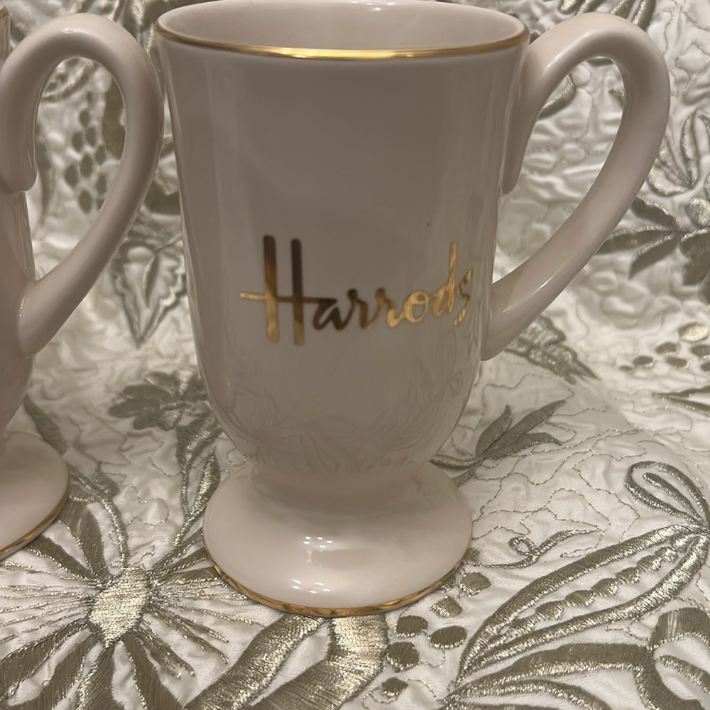 Harrods - pair for traditional mugs - NWOT - Picture 2 of 4